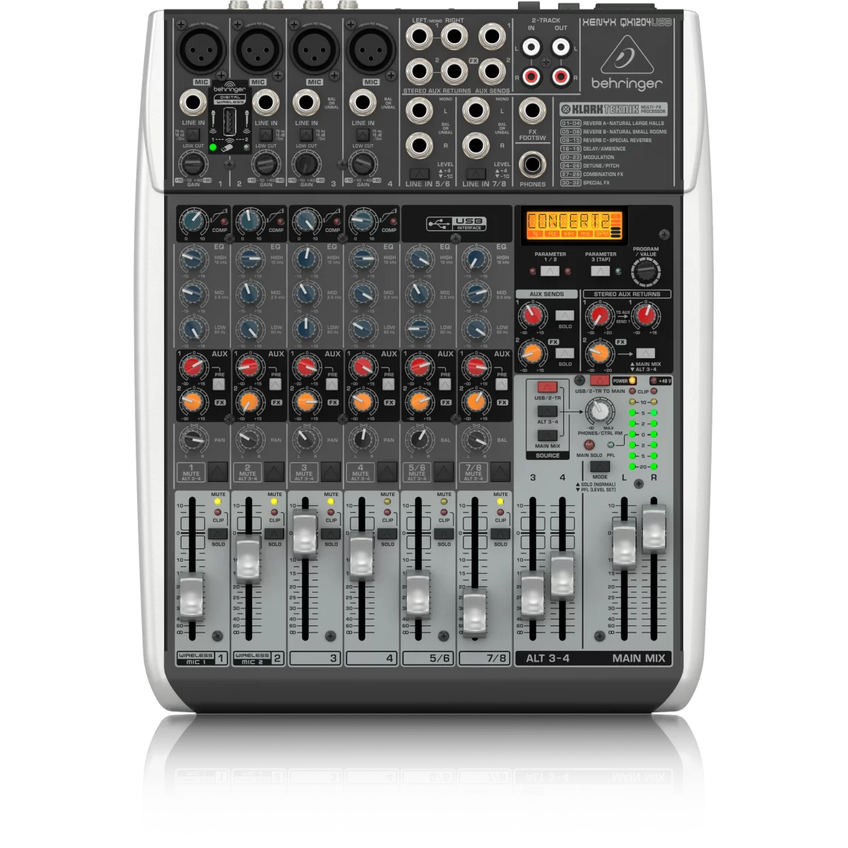 Behringer QX1204USB 8-канальный аналоговый микшер купить в Москве